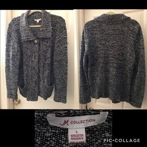 JM Collection Cardigan Sweater - L